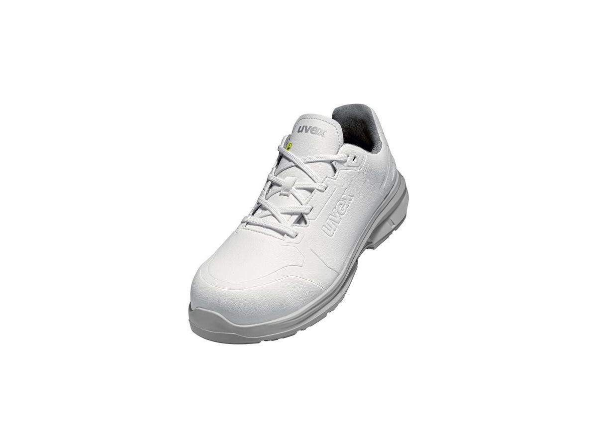 UVEX 1 sport white Sicherheits-Halbschuh Gr. 44 W10 S3L ESD SR weiß 6582.1