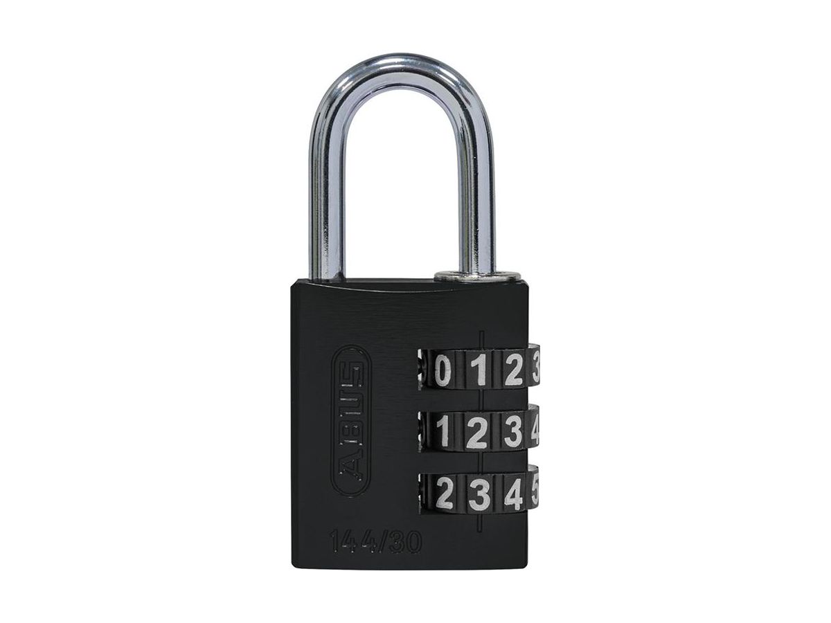 ABUS Zahlen-Hangschloss 144/30 schwarz Lock-Tag