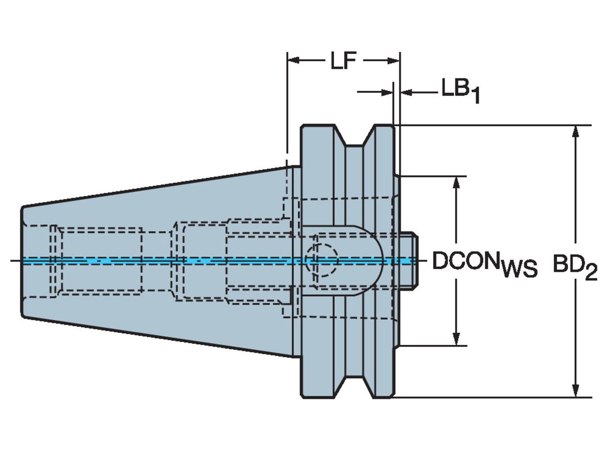 COROMANT BIG-PLUS MAS-BTfür  Capto Adapter C6-390.562-50050