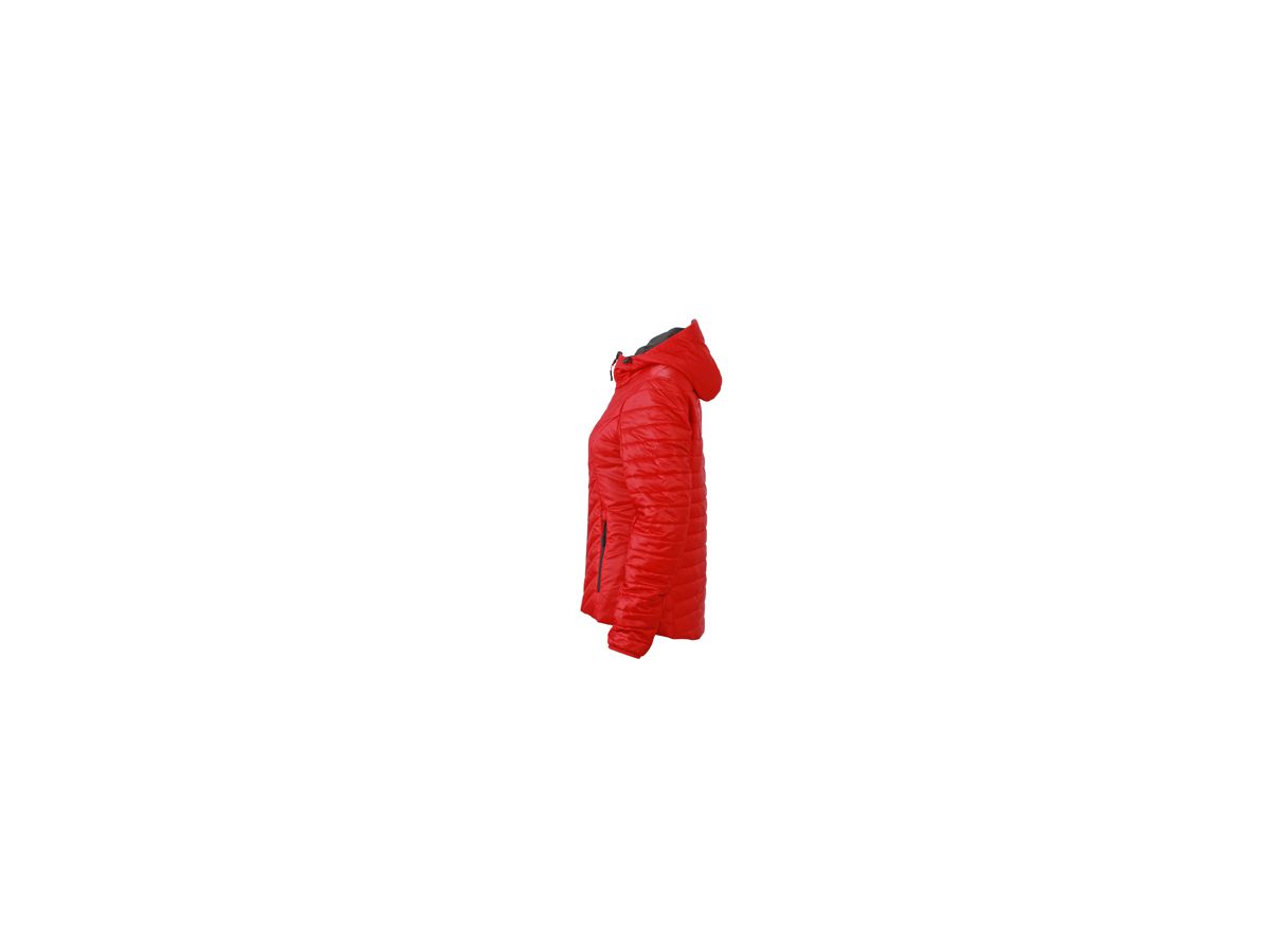 JN Ladies Lightweight Jacket JN1091 100%PA, red/carbon, Größe M