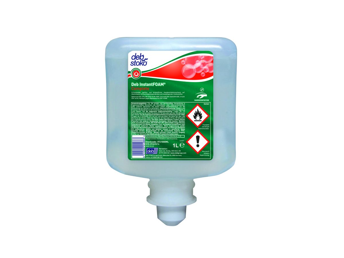 SC JOHNSON Handdesinfektion InstantFOAM Complete, 1.000 ml Kartusche, IFS1000ML