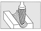 C. burr HM RBF1225 C 6mm 12x25mm FORMAT