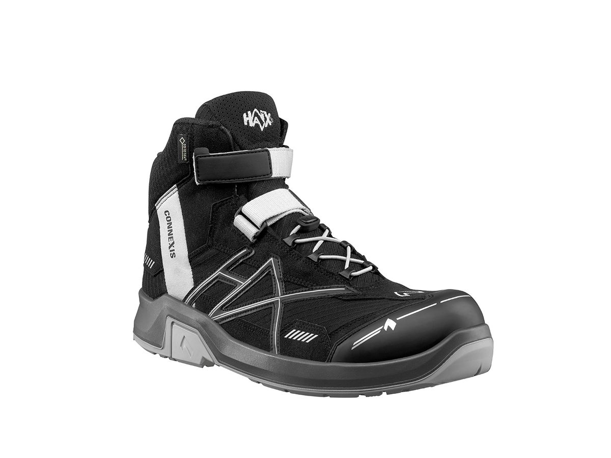 HAIX Sicherheitsstiefel CONNEXIS black/ silver Safety GTX S3 mid