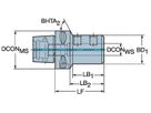 COROMANT Adapter Capto - ISO 9766 C8-391.27-50100