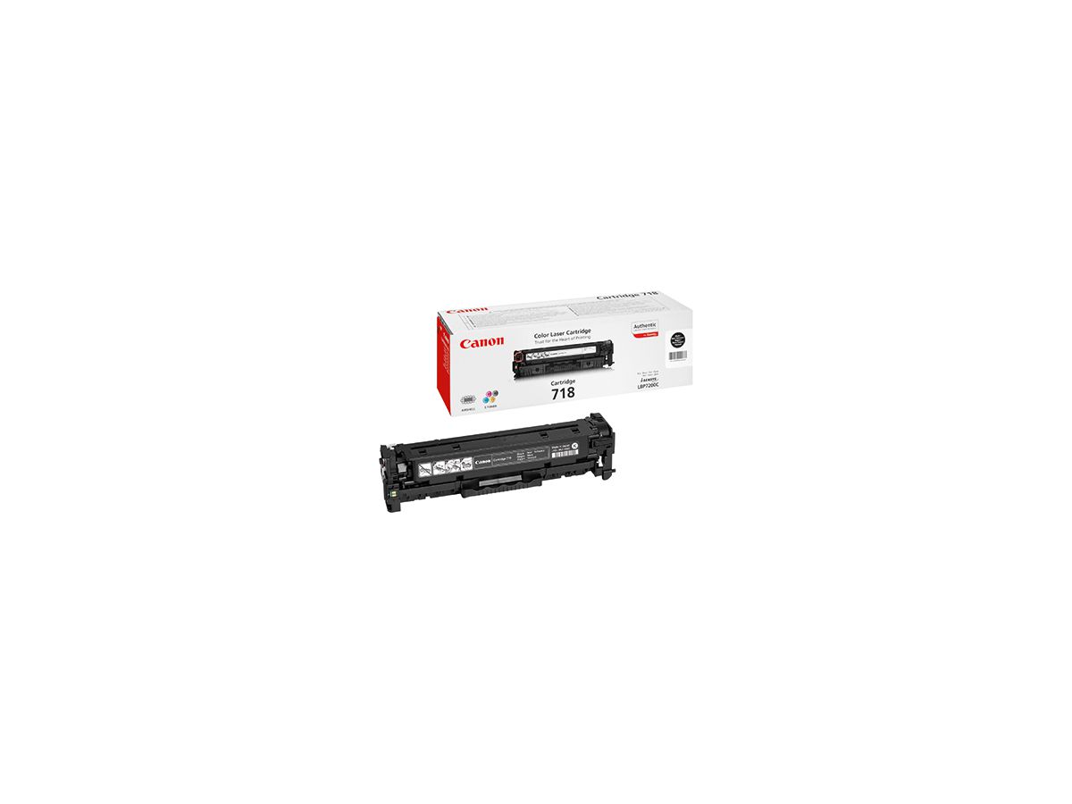 Canon Toner 718BK 2662B002 3.400Seiten schwarz