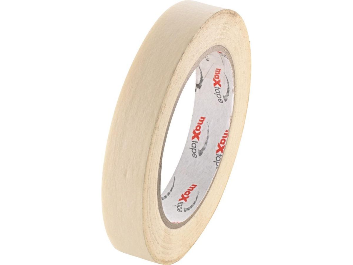 Plakband maxtape crepe 25mmx50m bruingee l