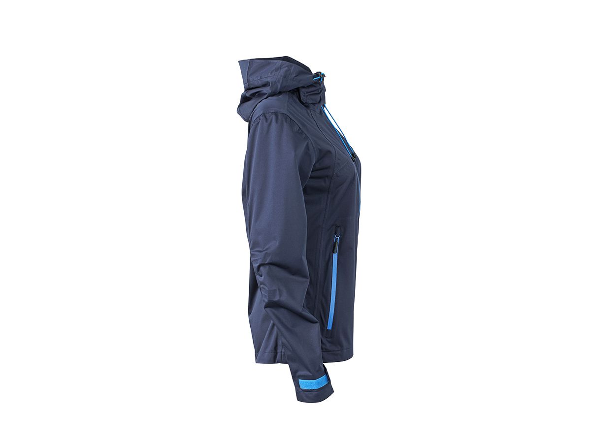 JN Ladies Outdoor Jacket JN1097 100%PES, navy/cobalt, Größe XL