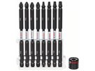 BOSCH Impact Bit Doppelklingen-Set 110mm PH1-2/PH2-3/PH2-PZ2/SL1/T15-20/T25-30