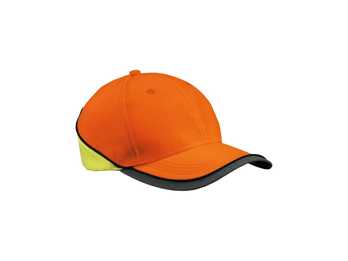 mb Neon-Reflex-Cap MB036 100%PA neon-orange/neon-yellow  one size