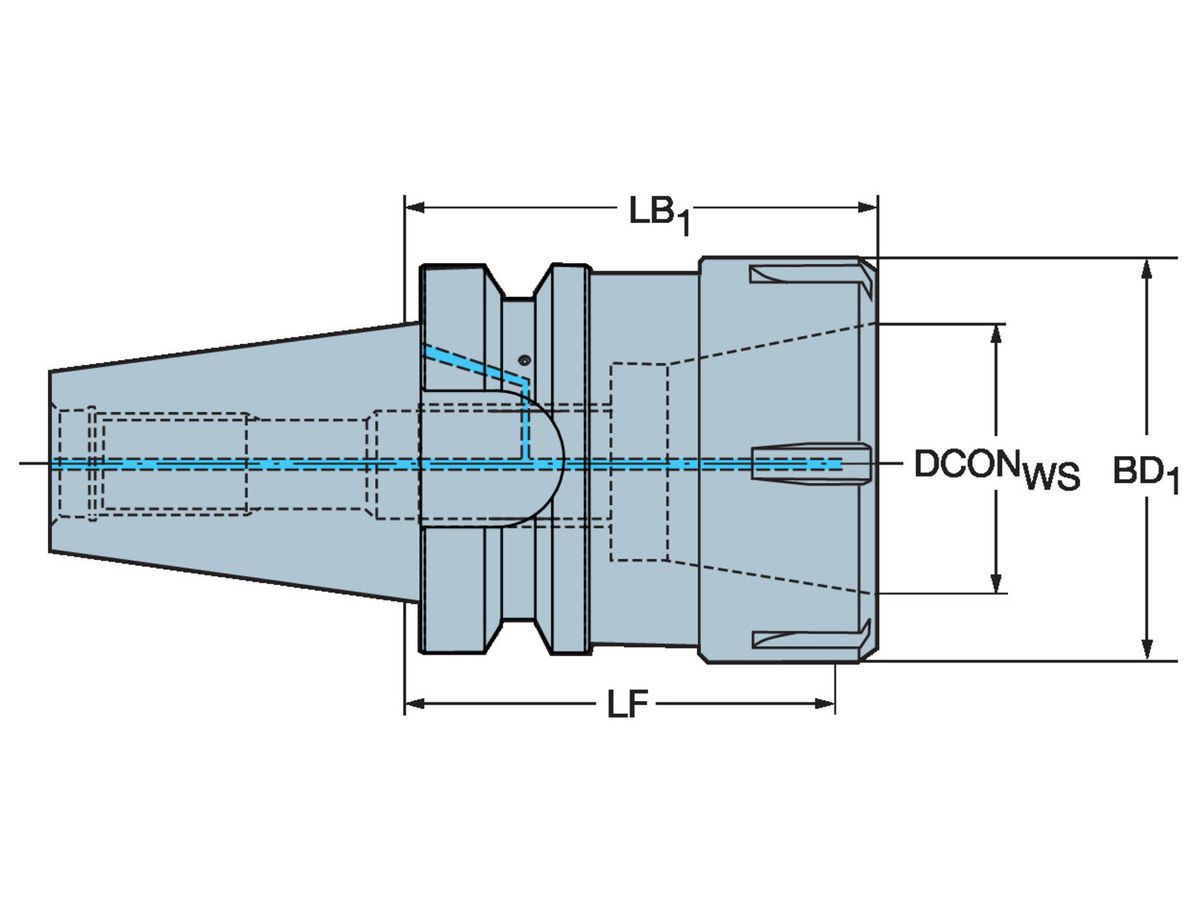 COROMANT MAS-BT 403 auf ER Spannzangenfutter A2B14-4040070