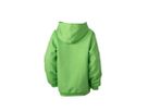 JN Hooded Sweat Junior JN047K 80%BW/20%PES, lime-green, Größe XS