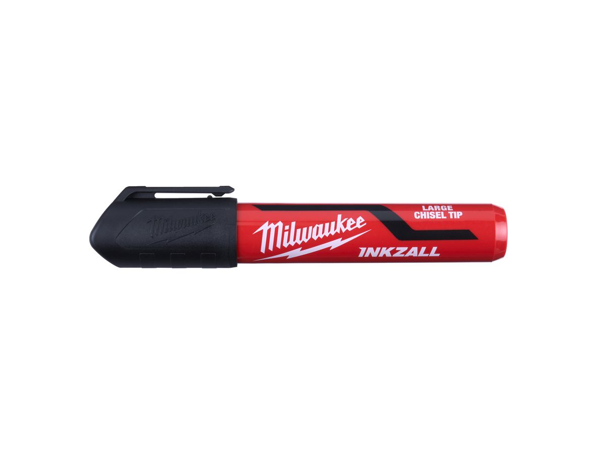 MILWAUKEE INKZALL Permanentmarker Keilspitze L schwarz 3er Pack