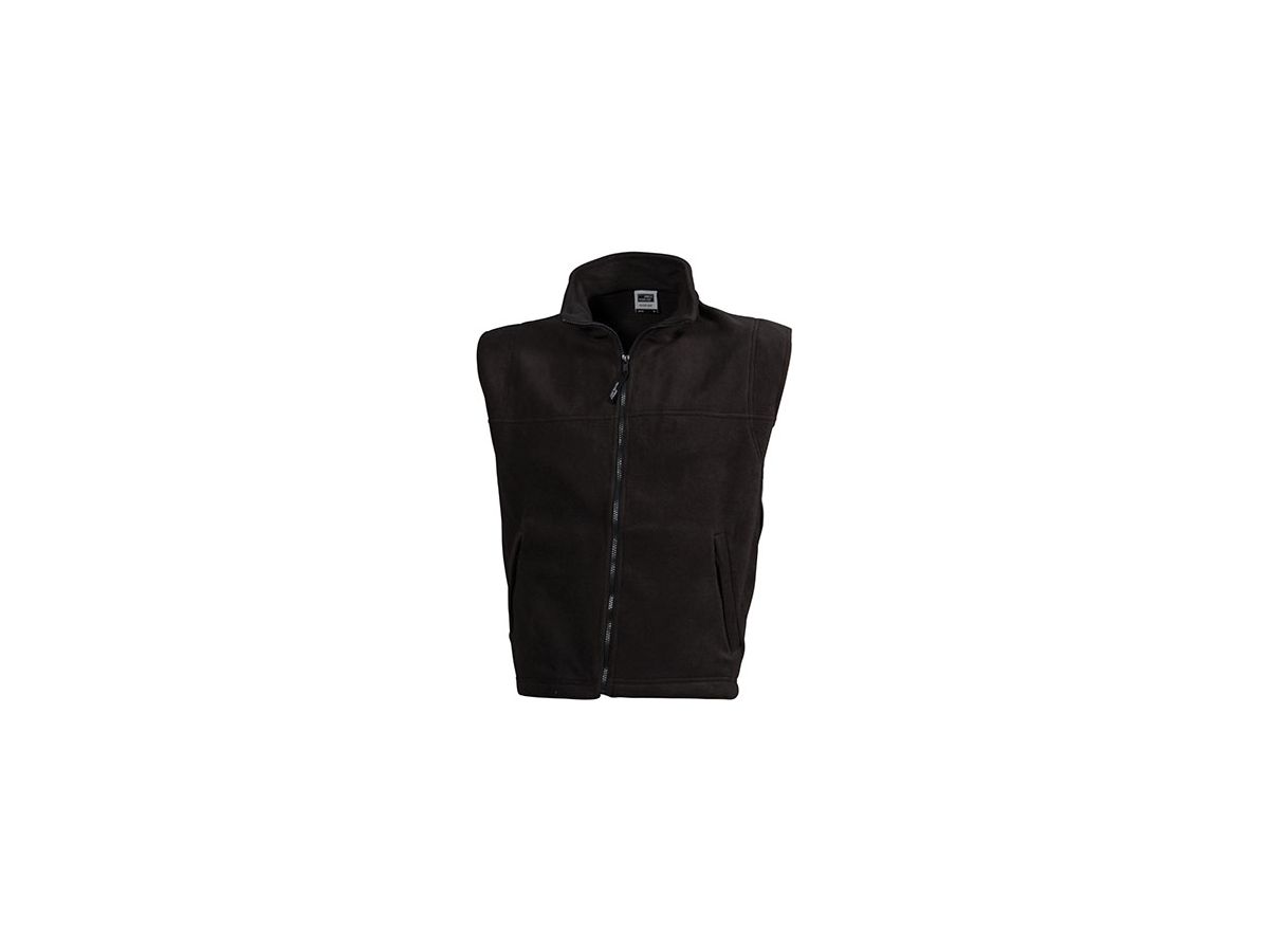 JN Fleece Vest JN045 100%PES, dark-grey, Größe XL