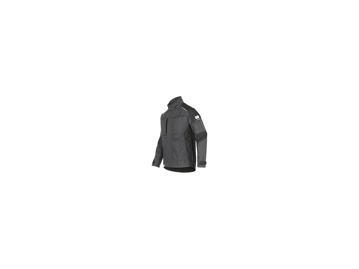 KÜBLER ACTIVIQ cotton+ Jacke anthrazit/schwarz, Gr. XS