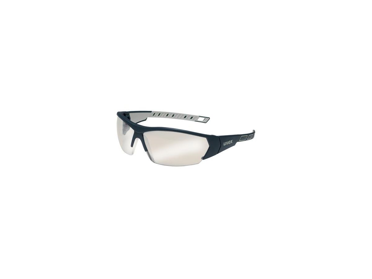 UVEX Schutzbrille i-works schwarz/grau Scheibe: PC mit Silberspiegel 9194.885