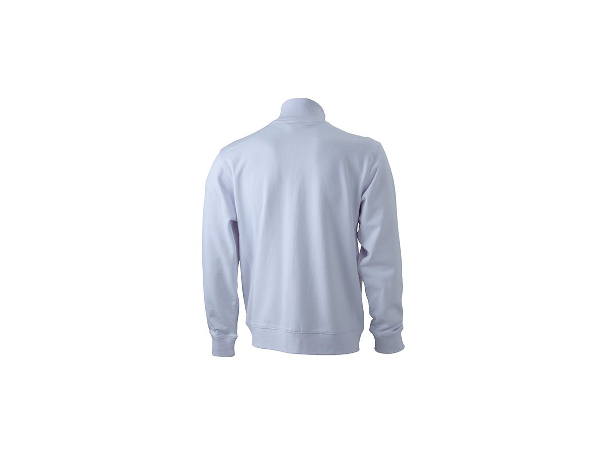 JN Sweat Jacket JN058 100%BW, white, Größe M
