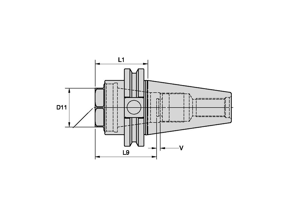 ERICKSON LNECSER40M ER40 SPANNMUTTER