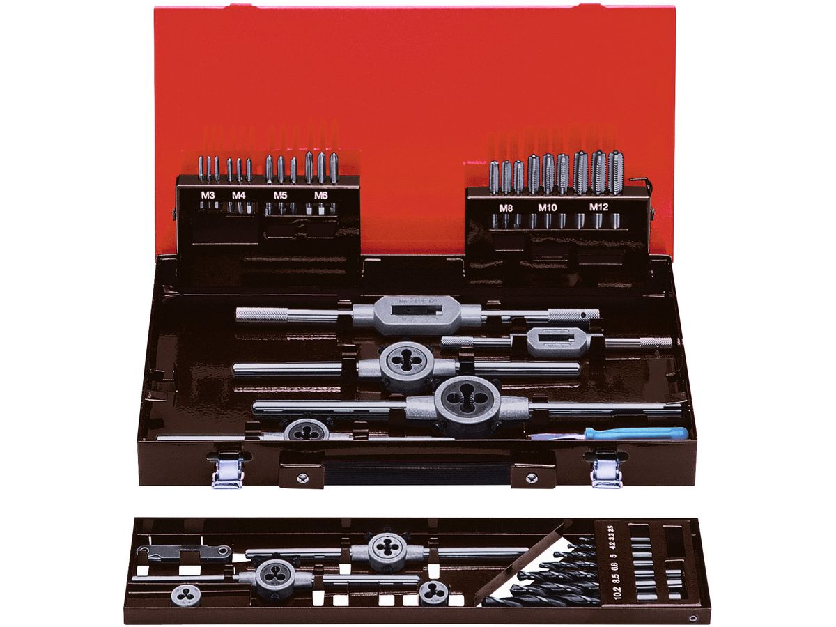 Hand tap. D352 HSS-E M3-12 assortment FORMAT