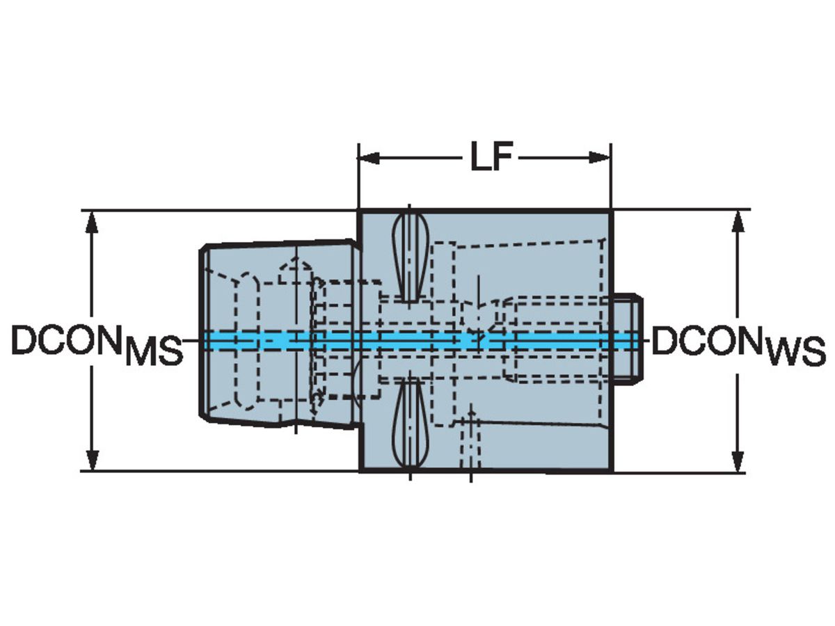 COROMANT Capto Verlängerungsadapter C4-391.01-40040