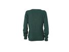 JN Ladies V-Neck Pullover JN658 100%BW, forest-green, Größe 2XL