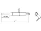 OSG Gewindebohrer A-SFT 45° Uni 6HX DIN 374/C HSSE-PM TiCN MF6x0,5