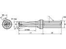 KENNAMETAL DFSP0781R3SSF100 WENDEPLATTENBOHRER DFSP RH DIA=0.781 IN