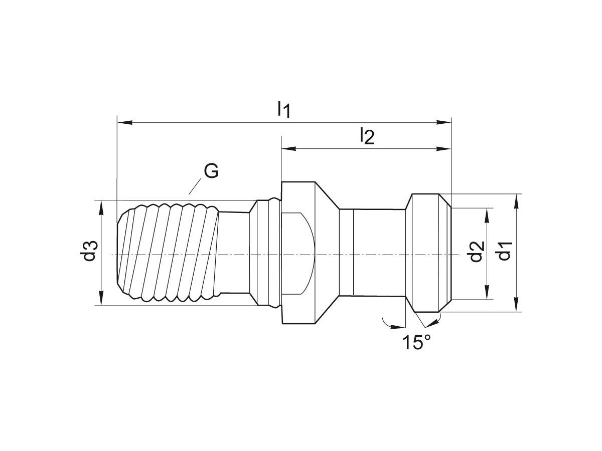 Aantrekbout DIN69872A inwendige koeling SK30-M16 FORMAT