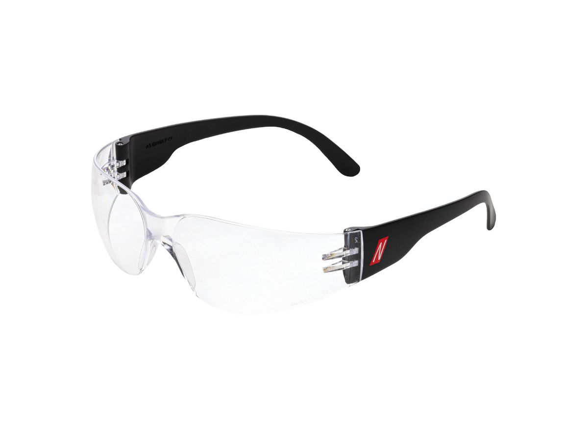 Schutzbrille 9000/ Vision Protect Basic AS klar/schwarz, 9000