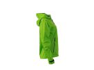 JN Ladies Outdoor Jacket JN1097 100%PES, spring-green/iron-grey, Gr. 2XL