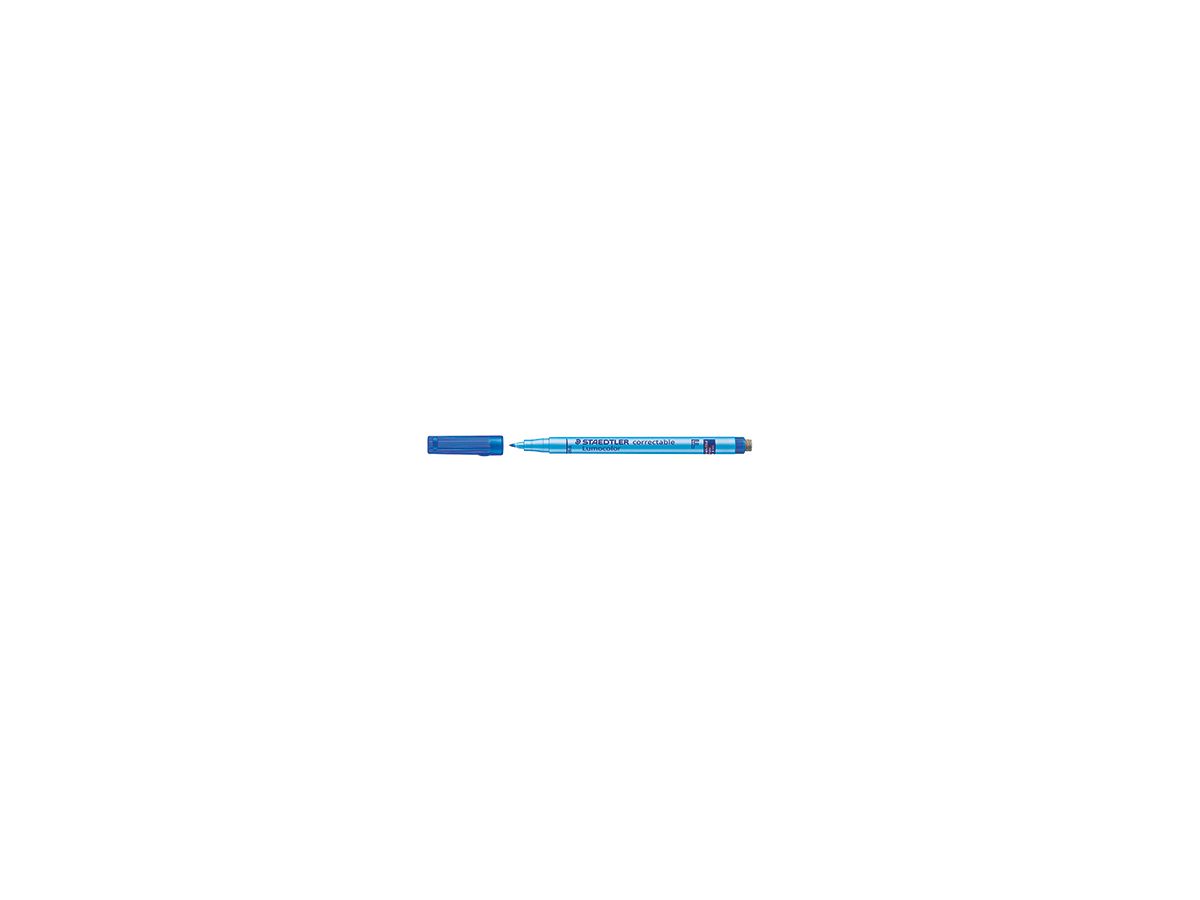 STAEDTLER Folienschreiber Lumocolor correctable 305 F-3 0,6mm blau