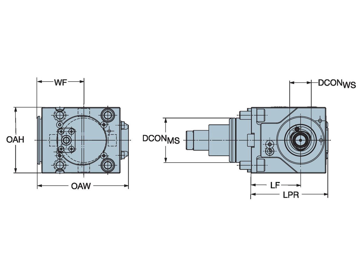 COROMANT Angetriebener Werkzeughalter für EMAG Maschinen C4-DNI-EM55D-I