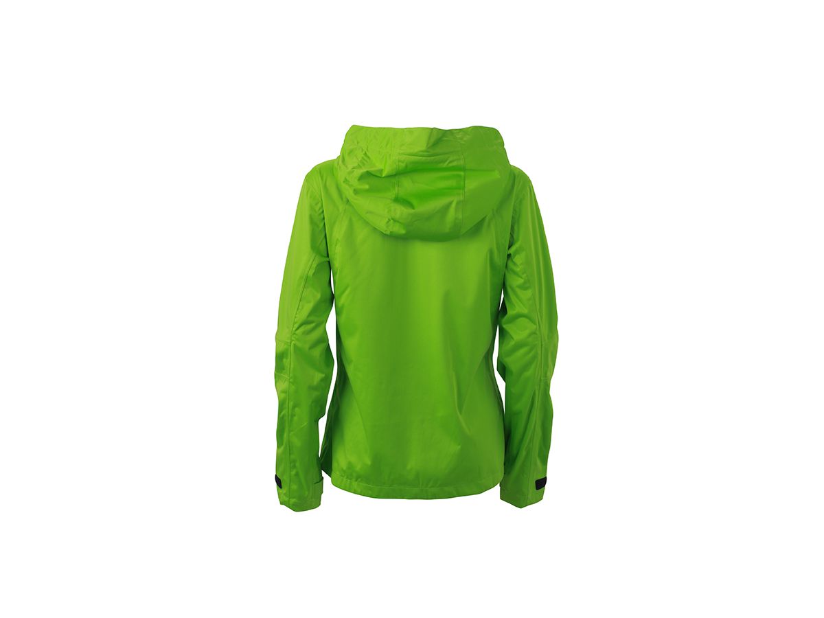 JN Ladies Outdoor Jacket JN1097 100%PES, spring-green/iron-grey, Gr. 2XL