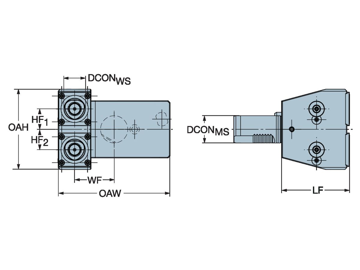 COROMANT Manuelle Spanneinheit für Mazak C4-TLE-MZ40V-YT