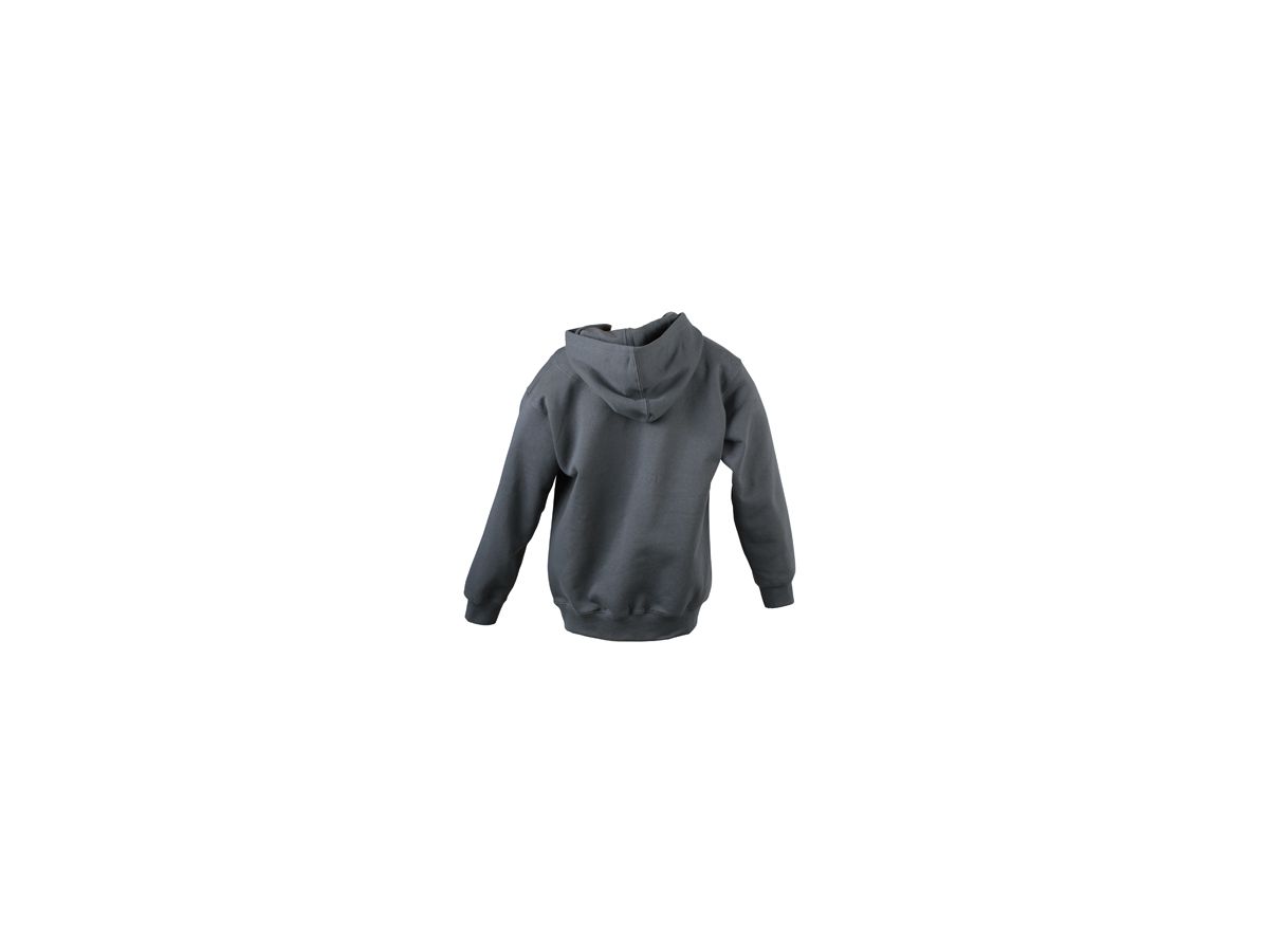 JN Hooded Sweat Junior JN047K 80%BW/20%PES, graphite, Größe XL