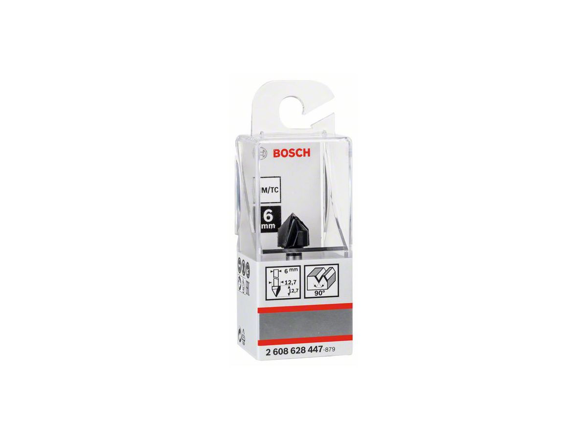 BOSCH V-Nut Fräser 6x12,7x45 mm