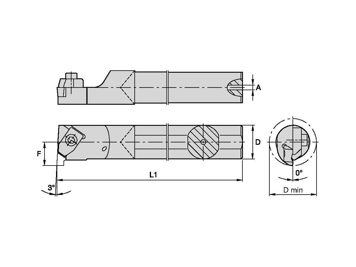 KENNAMETAL E16RNNTOR2KWH TOP NOTCH BOHRSTANGEN D16,0MM L200,0MM