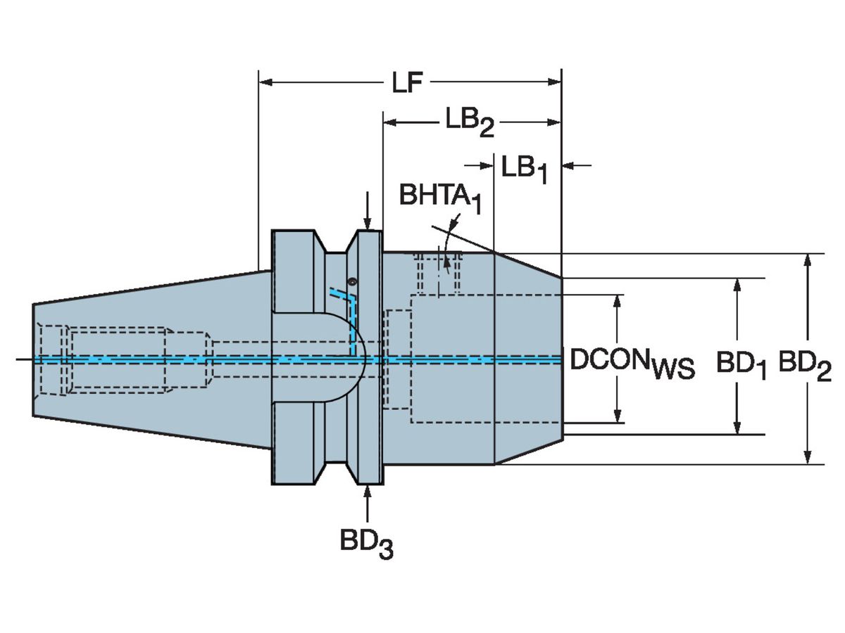 COROMANT Adapter MAS-BT 403 - Weldon A2B20-4008100