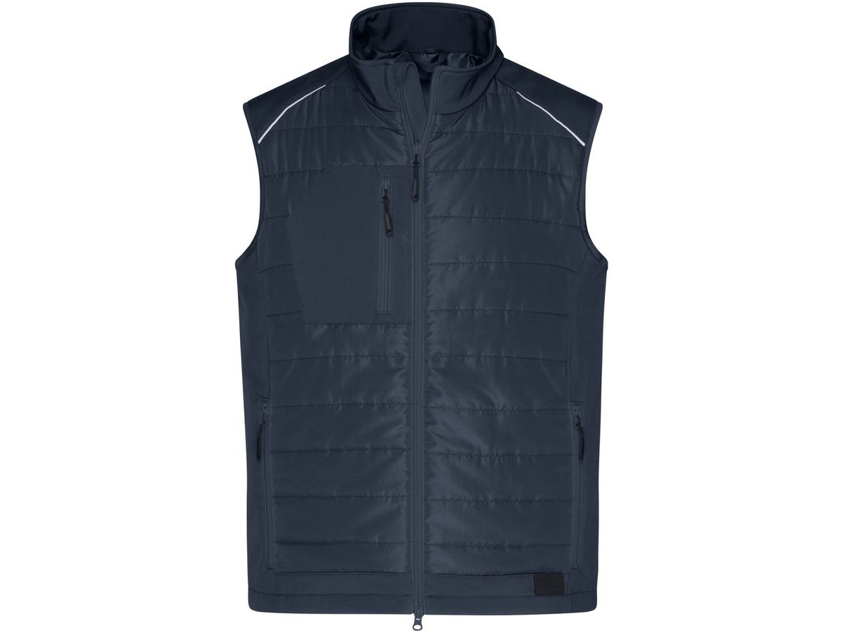 JN Men's Hybrid Vest JN1822 carbon/carbon Gr. 4XL