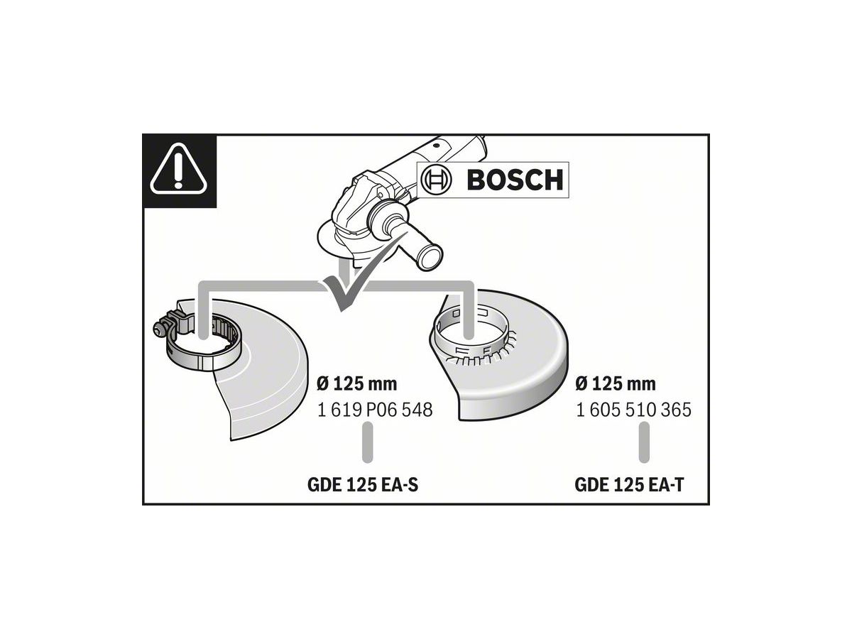 Bosch Absaughaube GDE 125 EA-T, zum Trennen, 1600A003DJ