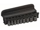 BOSCH Steckschlüsseleinsatz-Set 3/8" L 30 mm, 7 - 19 mm, 9-teilig