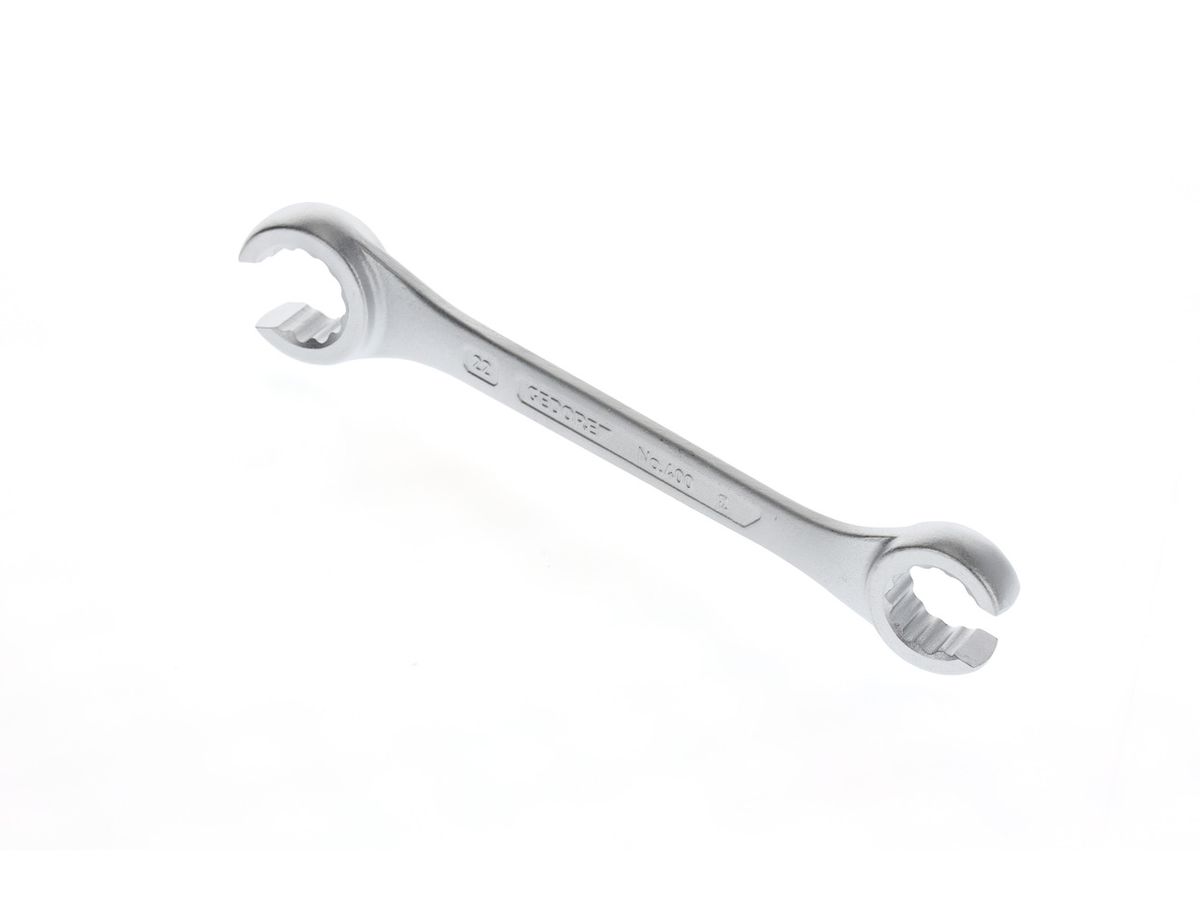 Double ring spanner open 19x22mm Gedore