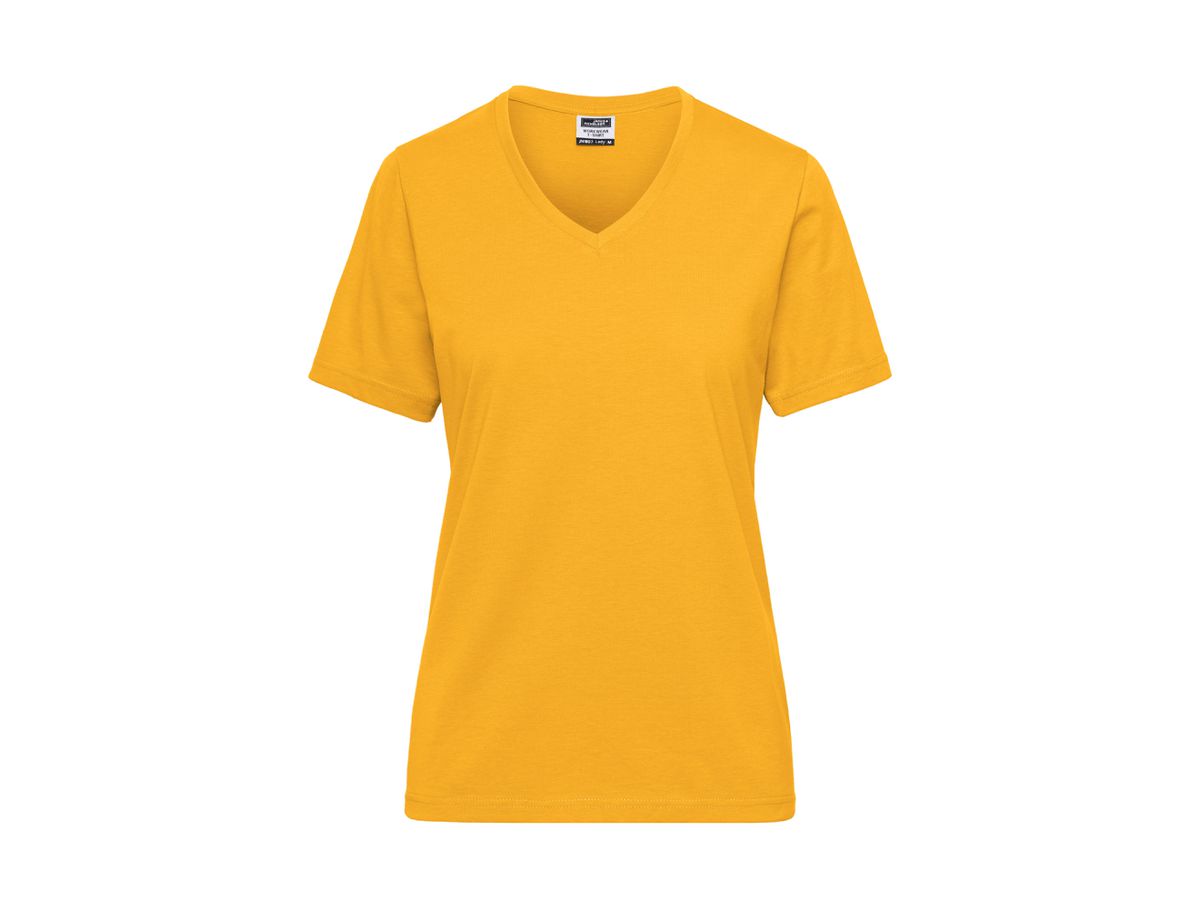 JN Damen Workwear  T-Shirt JN1807 gold-yellow, Größe XXL