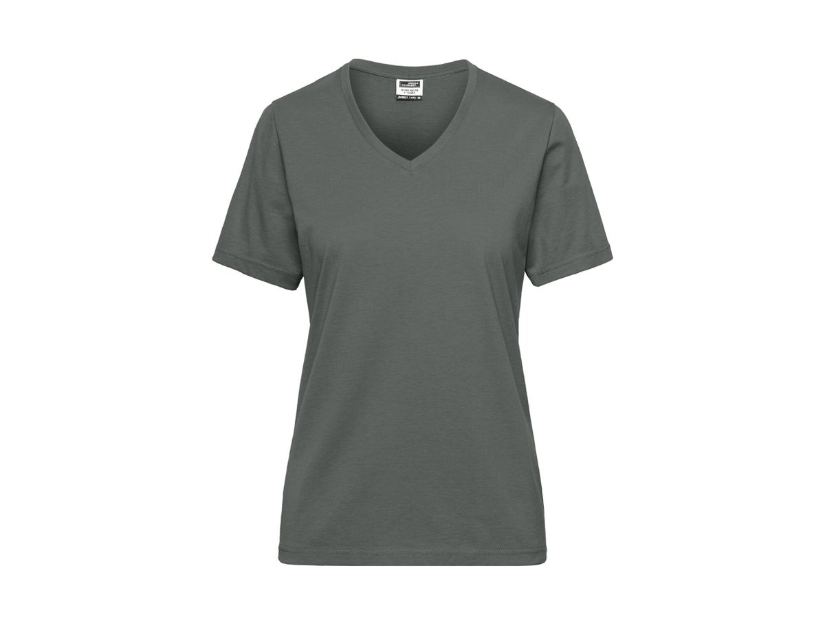 JN Damen Workwear  T-Shirt JN1807 dark-grey, Größe XXL