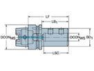 COROMANT HSK für ISO 9766 Adapter 392.41027-10025100A