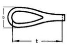 Patentkette 0,4 mm Ms.-Bla., Rolle a 50 mtr. (130x60) - Nr. 4011645024555